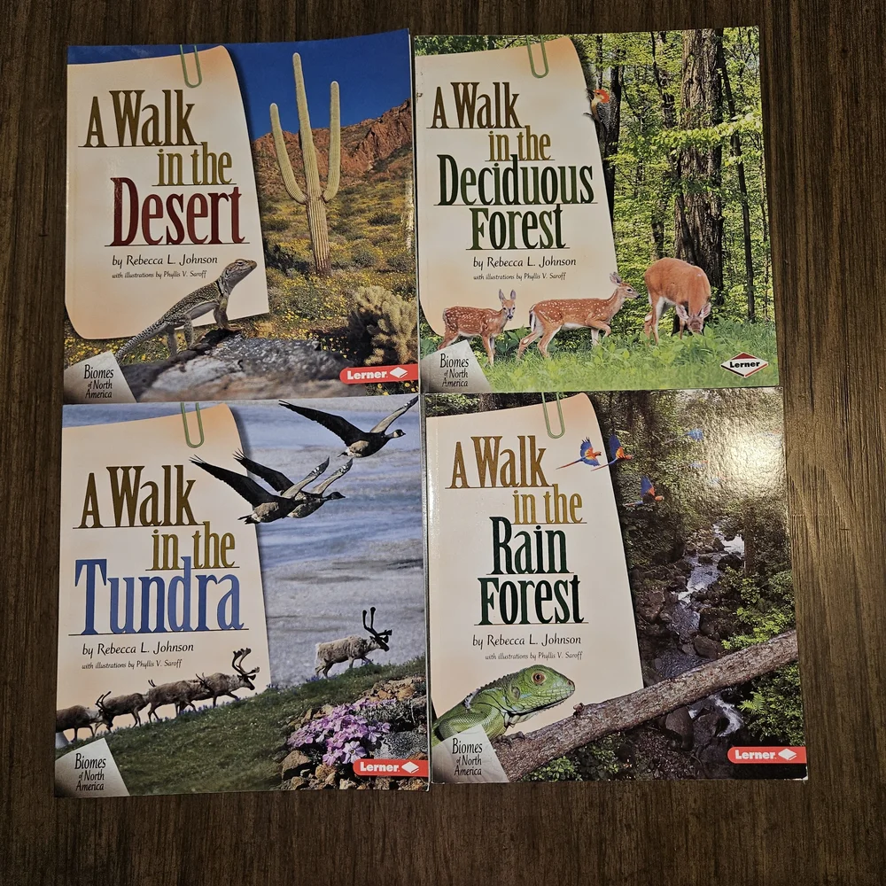 Biomes of North America Kids Book Collection Homeschool